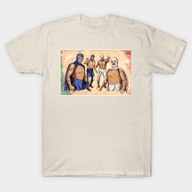 Lucha Legends T-Shirt by Tryptic Press